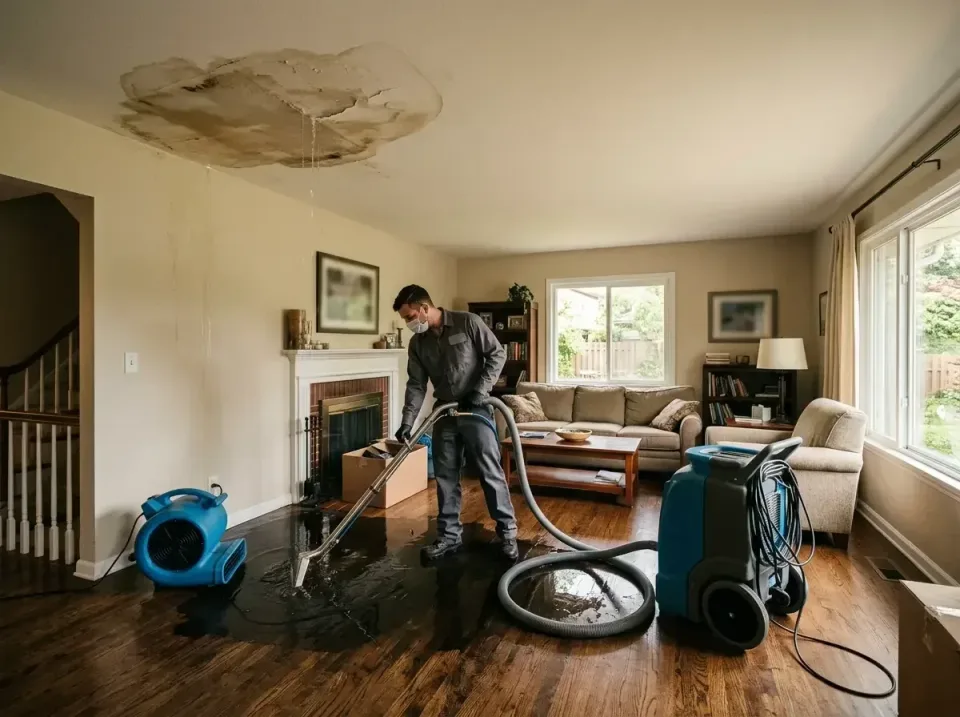 attic-pipe-burst-ceiling-drip-008 — frequently asked questions, Water Damage Restoration & Carpet Care in District Heights,…